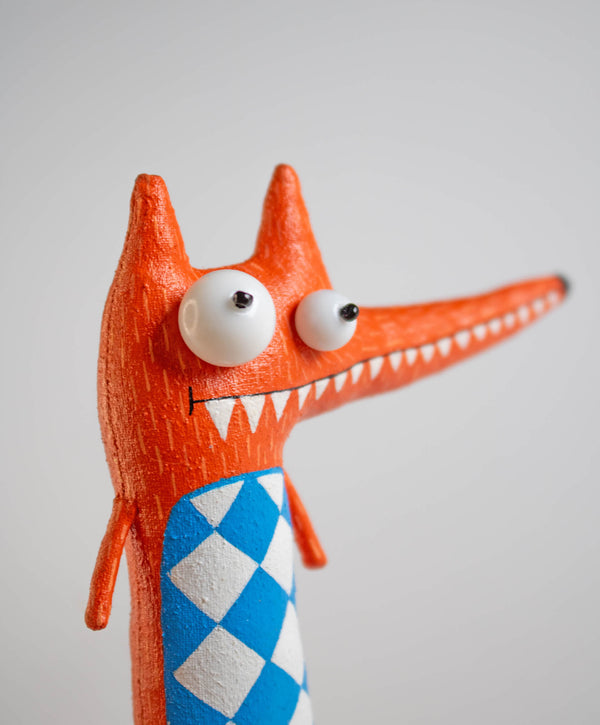 Molly the sweet tooth Fox Collectible Interior toy Handcrafted Gift