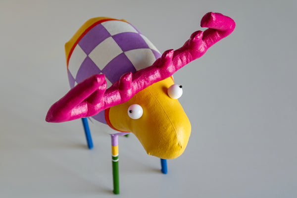 Handmade Sunny Moose Interior Sculpture - Image 2