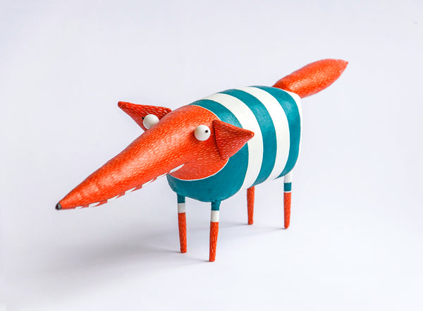 Handmade Sea Fox Interior Sculpture