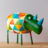 Handmade Pet Rhino Interior Sculpture