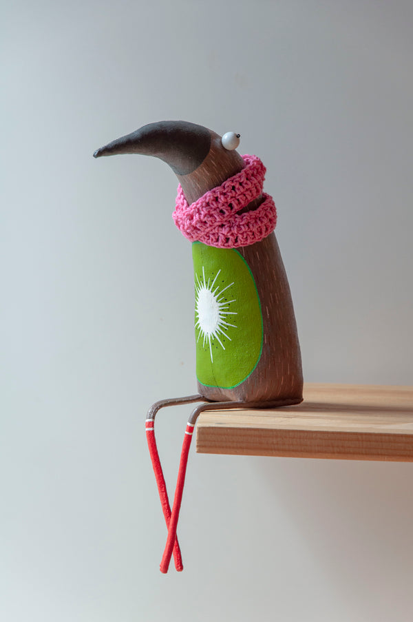 Handmade Kiwi Bird, Interior Sculpture