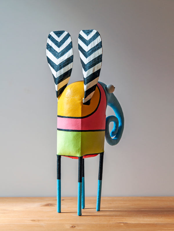 Handmade Pop Art Elephant Interior Sculpture - Image 3