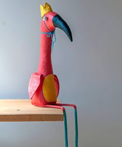 Handmade Flamingo Interior Sculpture