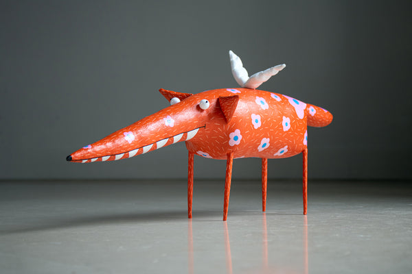 Handmade Free Wild Fox in the flowers - Image 2