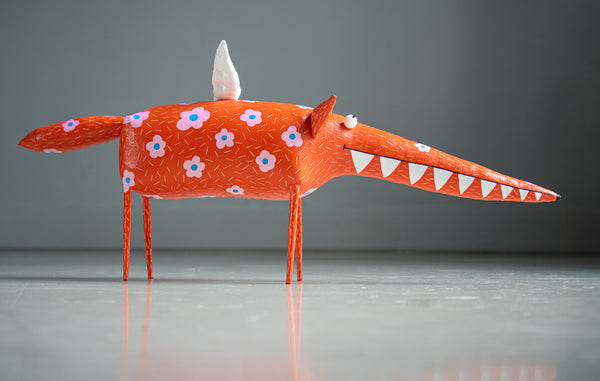 Handmade Free Wild Fox in the flowers - Image 3