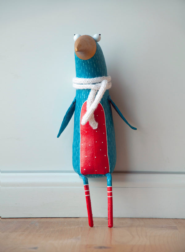 Handmade Dreaming Seagull Bird Interior Sculpture - Image 5