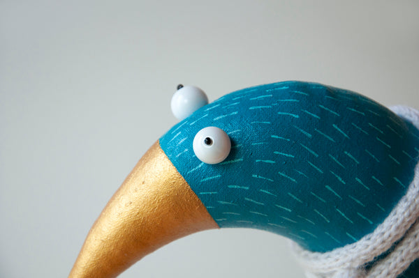 Handmade Dreaming Seagull Bird Interior Sculpture - Image 6