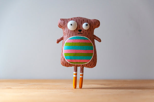 Handmade Little Bear Brooch