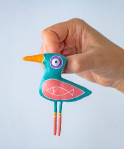 Handmade Seagull, Bird - Brooch