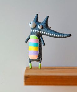 Handmade Marshmallow Wolf
