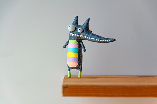 Handmade Marshmallow Wolf