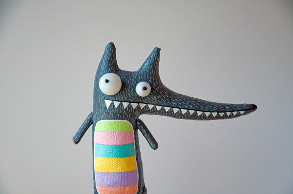 Handmade Marshmallow Wolf - Image 2