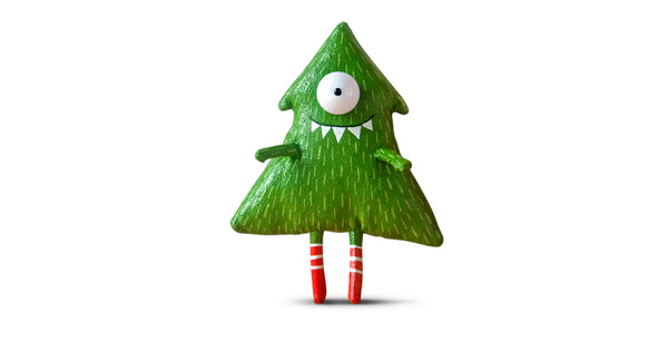 Handmade Christmas Tree Brooch - Image 3