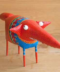 Handmade Interior Sculpture Well-Fed Fox