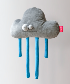 Handmade Plush Rain Cloud Toy for Kids