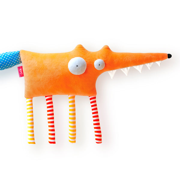 Handmade Plush Fox Toy for Kids