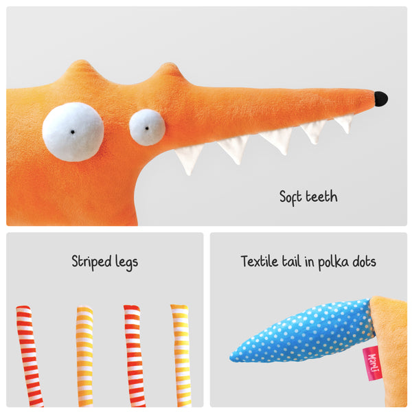 Handmade Plush Fox Toy for Kids - Image 3