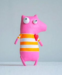 Handmade Little Piglet Brooch